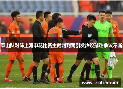 泰山队对阵上海申花比赛主裁判判罚引发热议球迷争议不断